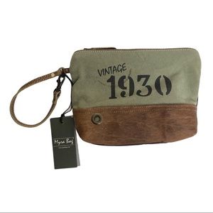 Myra Eau De Nil Small Bag Wristlet Clutch